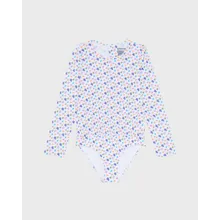 Vilebrequin - Micro Ronde Des Tortues Rashguard-badeanzug Mit Reißverschluss Für Mädchen - Rashguard - Galaxy - Weiss - Größe 14 Vilebrequin - Micro Ronde Des Tortues Rashguard-badeanzug Mit Reißverschluss Für Mädchen - Rashguard - Galaxy - Weiss - Größe 14