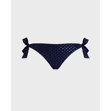 Vilebrequin - Relief Sparkling Bikinihose Zum Seitlichen Binden Für Damen - Bademode - Flamme - Blau - Größe S Vilebrequin - Relief Sparkling Bikinihose Zum Seitlichen Binden Für Damen - Bademode - Flamme - Blau - Größe S