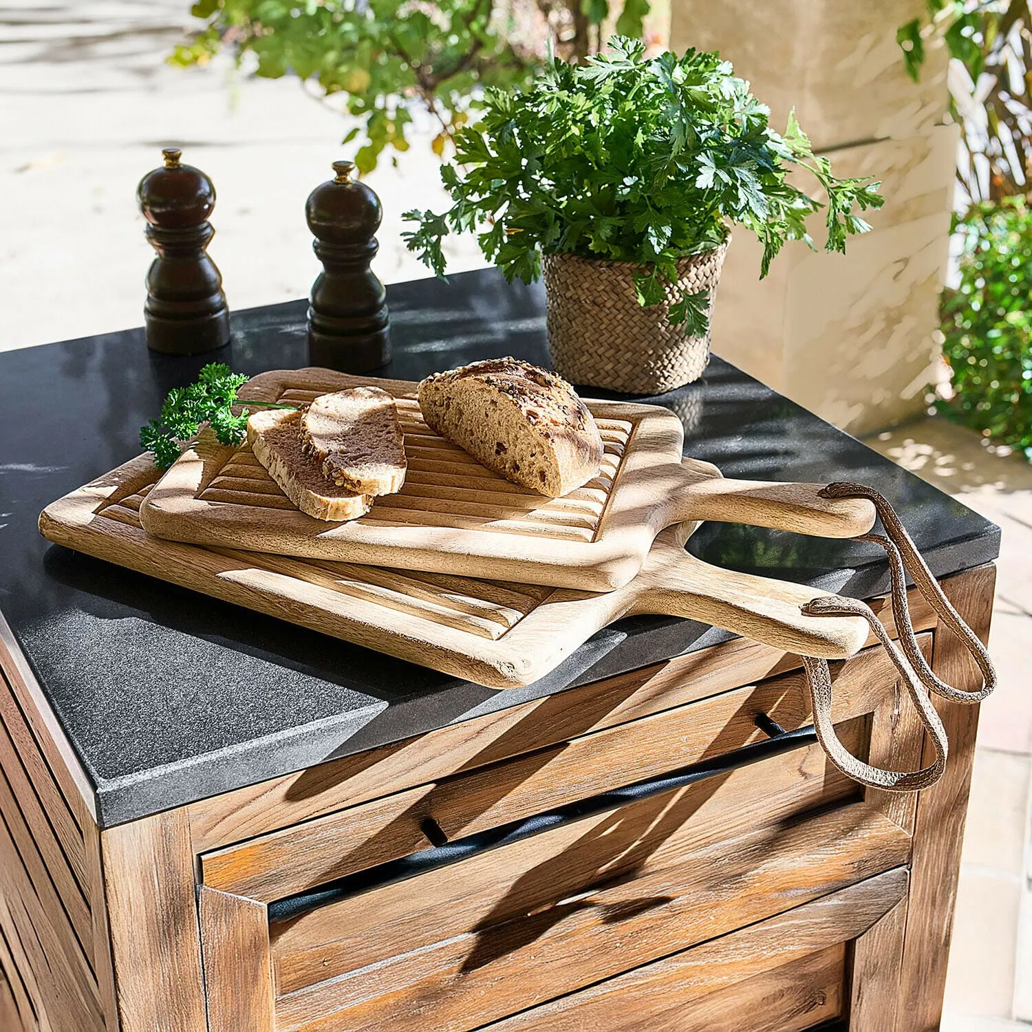 Schneidebrett 2er Set Vianzo – Bild 2