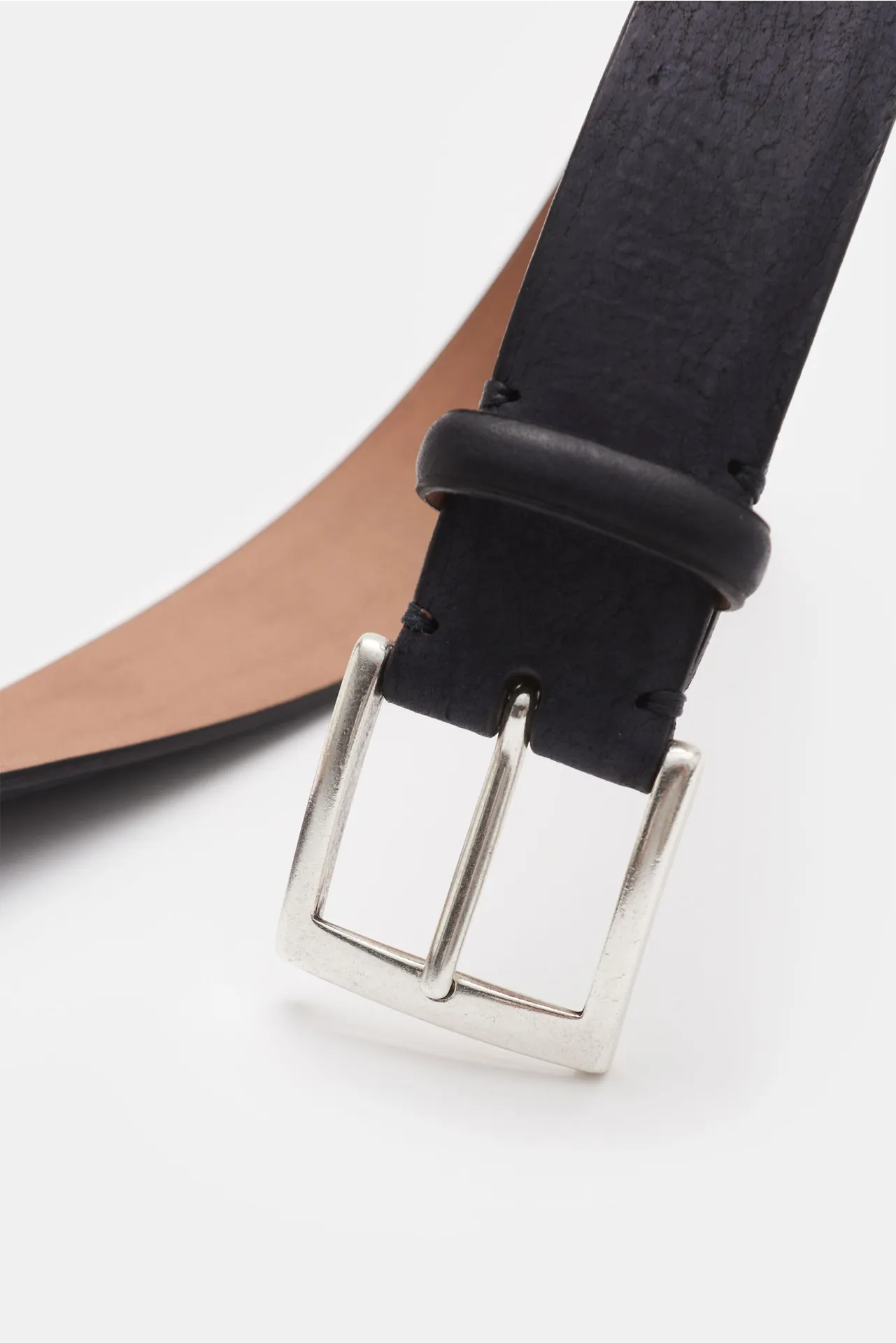 Fausto Colato - Herren - Gürtel Antilopenleder anthrazit – Bild 2