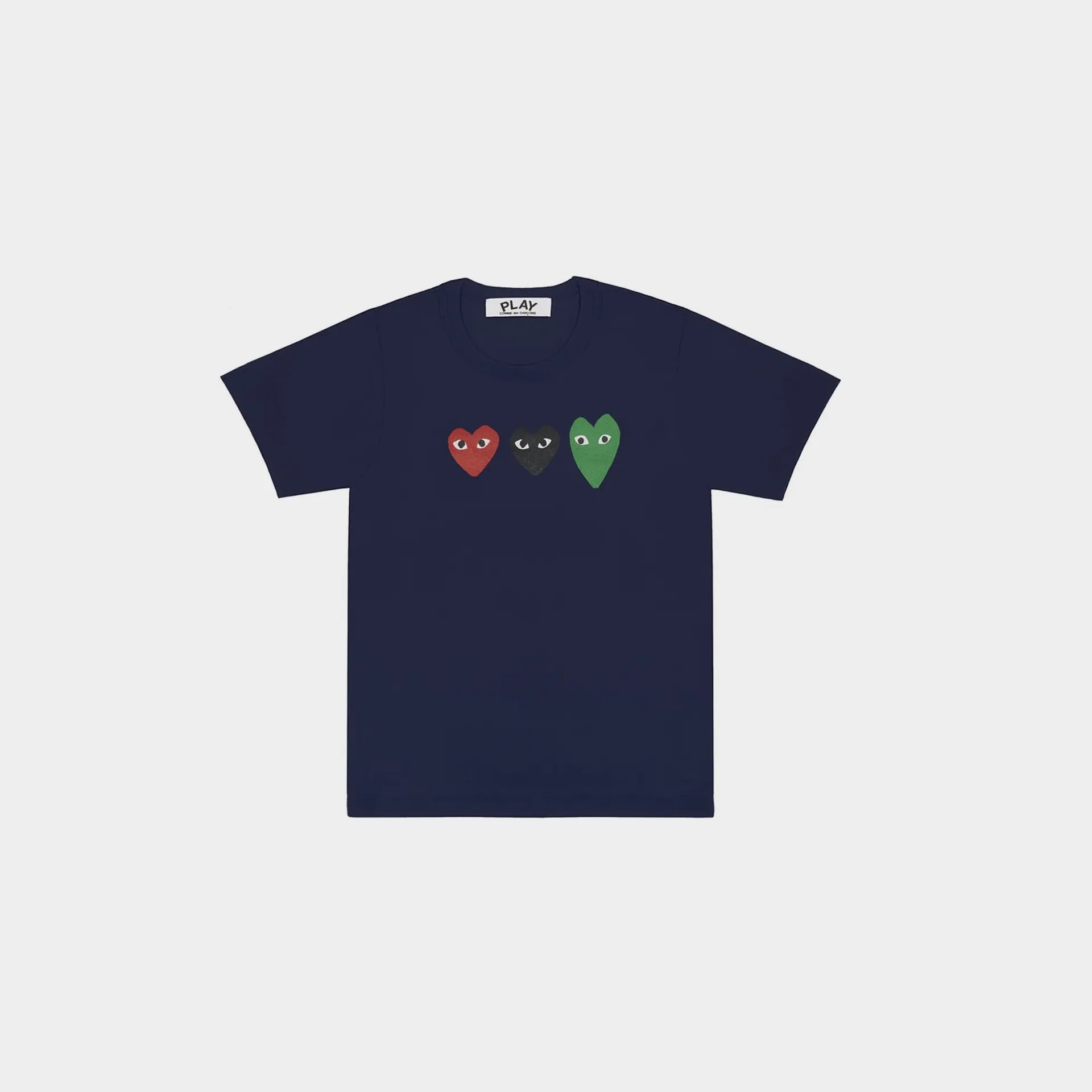 Triple Heart Print T-Shirt - Navy Triple Heart Print T-Shirt - Navy