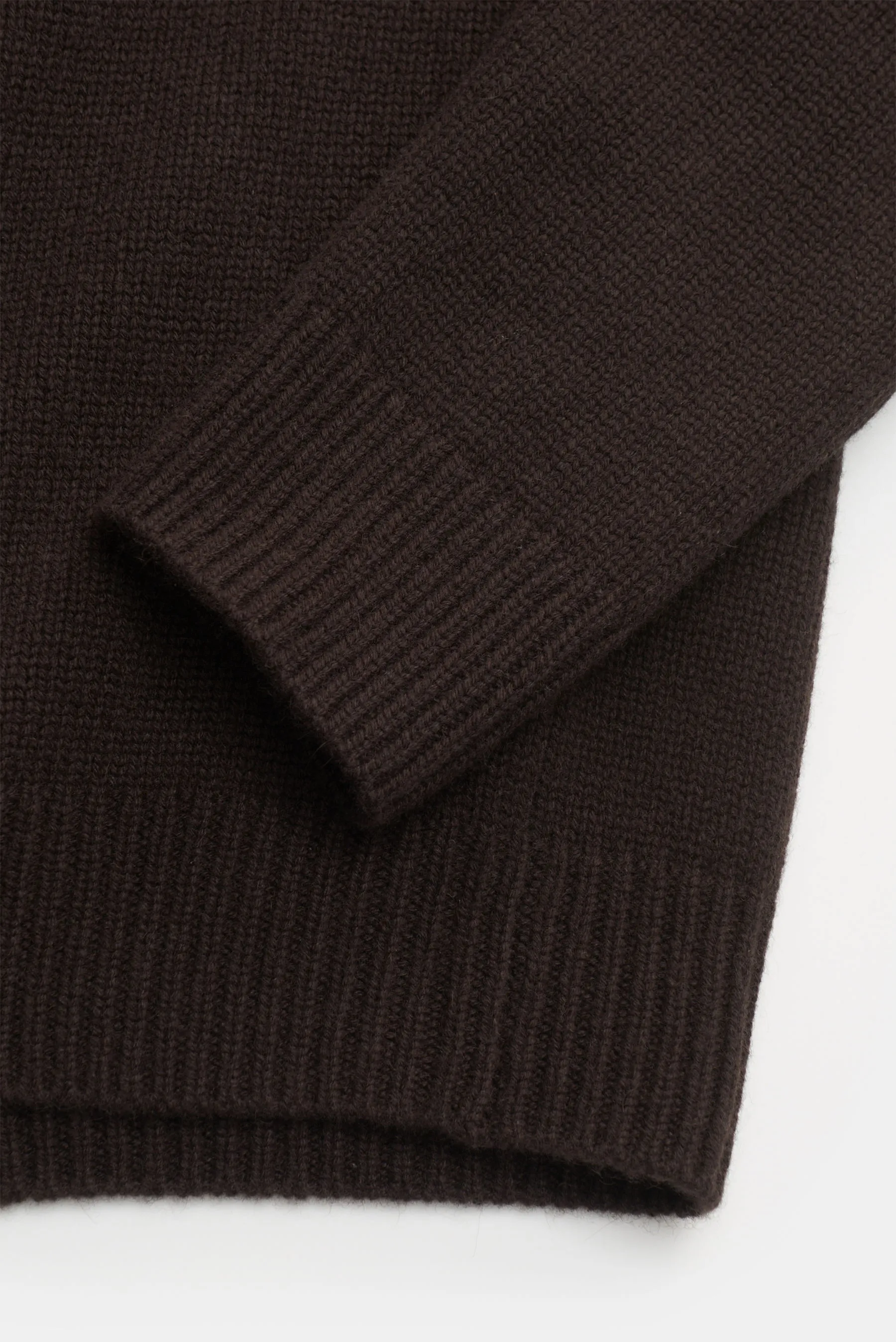 von Braun - Herren - Cashmere Troyer dunkelbraun – Bild 3