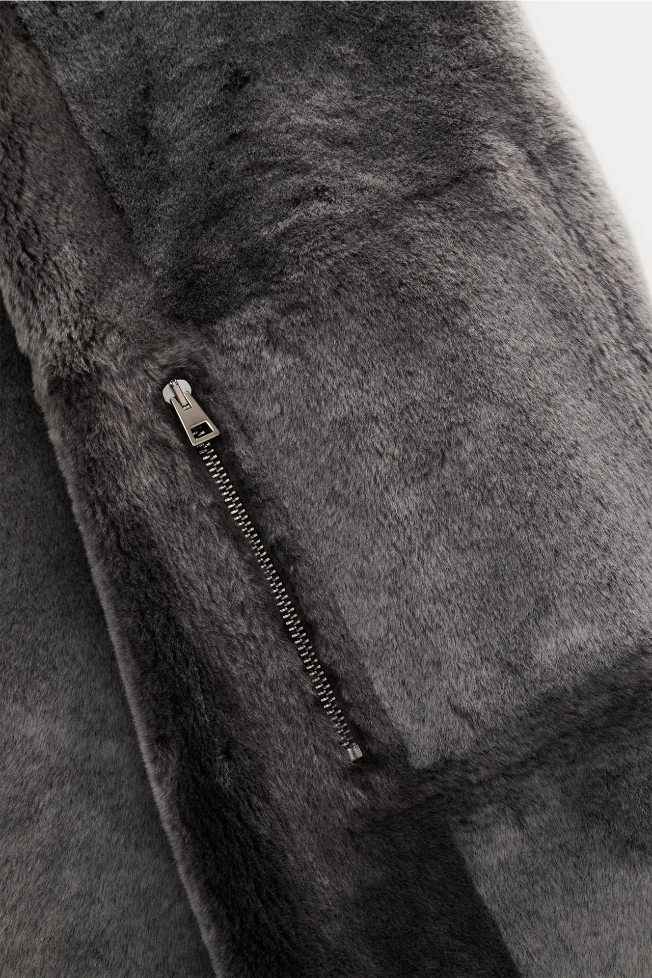 Manzoni 24 - Herren - Lammfellmantel anthrazit – Bild 6