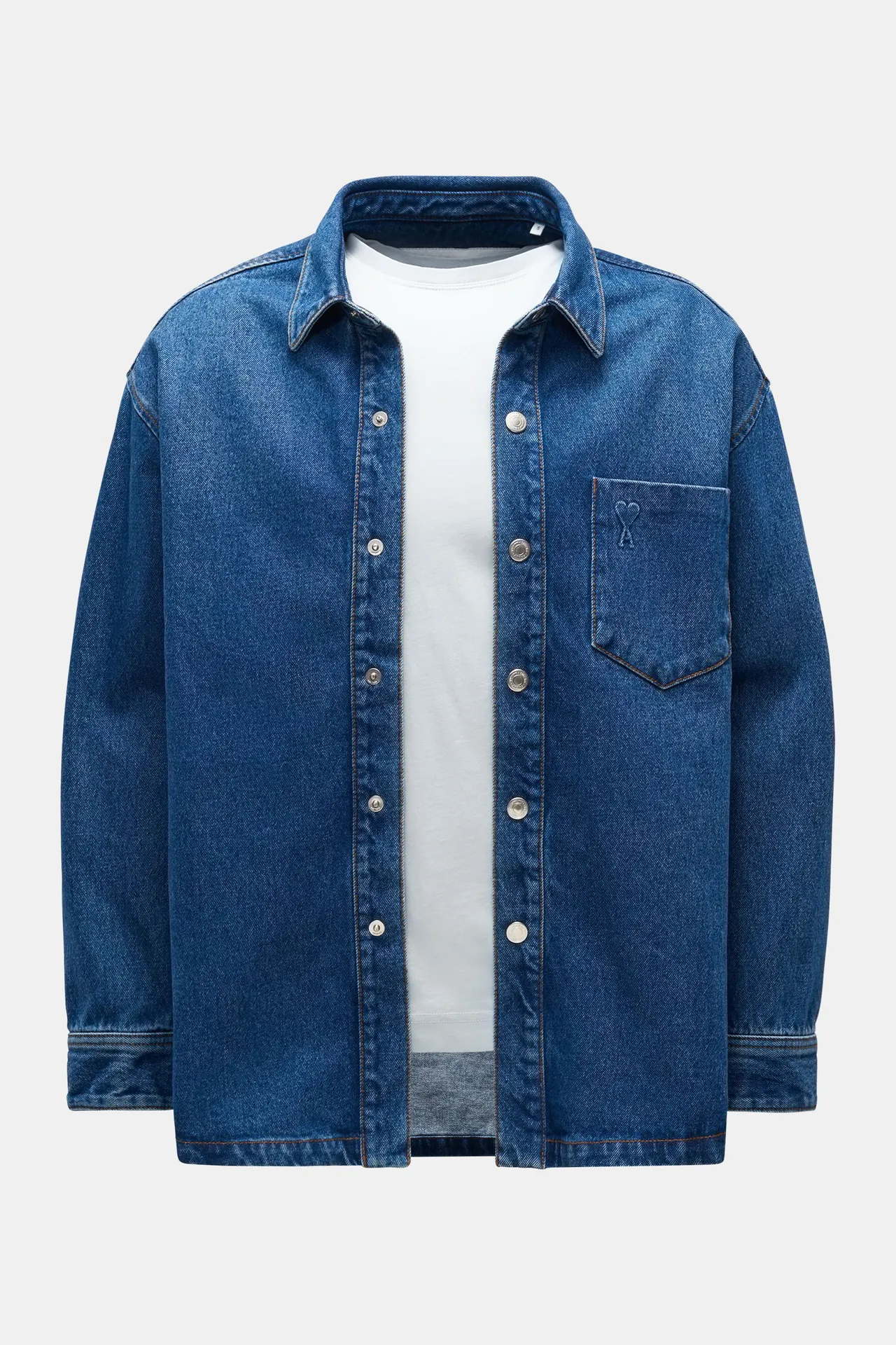 Ami Paris - Herren - Jeans-Overshirt blau Ami Paris - Herren - Jeans-Overshirt blau