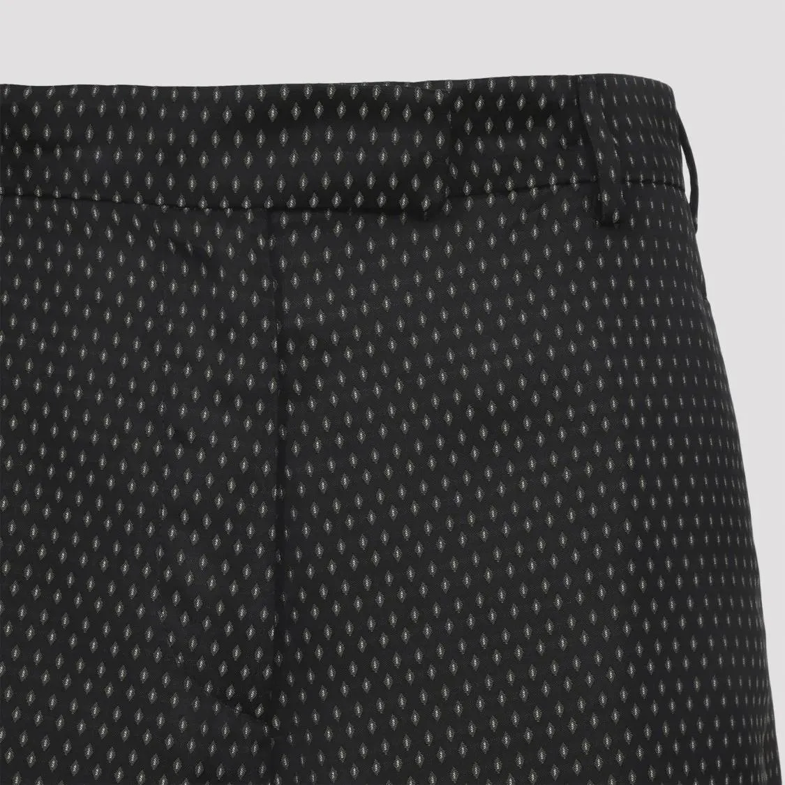 Dries Van Noten - Wide-Leg Trousers With Delicate Dotted Pattern And - Größe 36 - schwarz – Bild 2