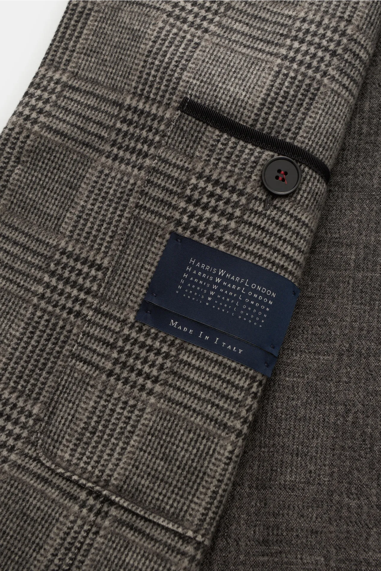 Harris Wharf London - Herren - Blazer grau/schwarz kariert – Bild 4