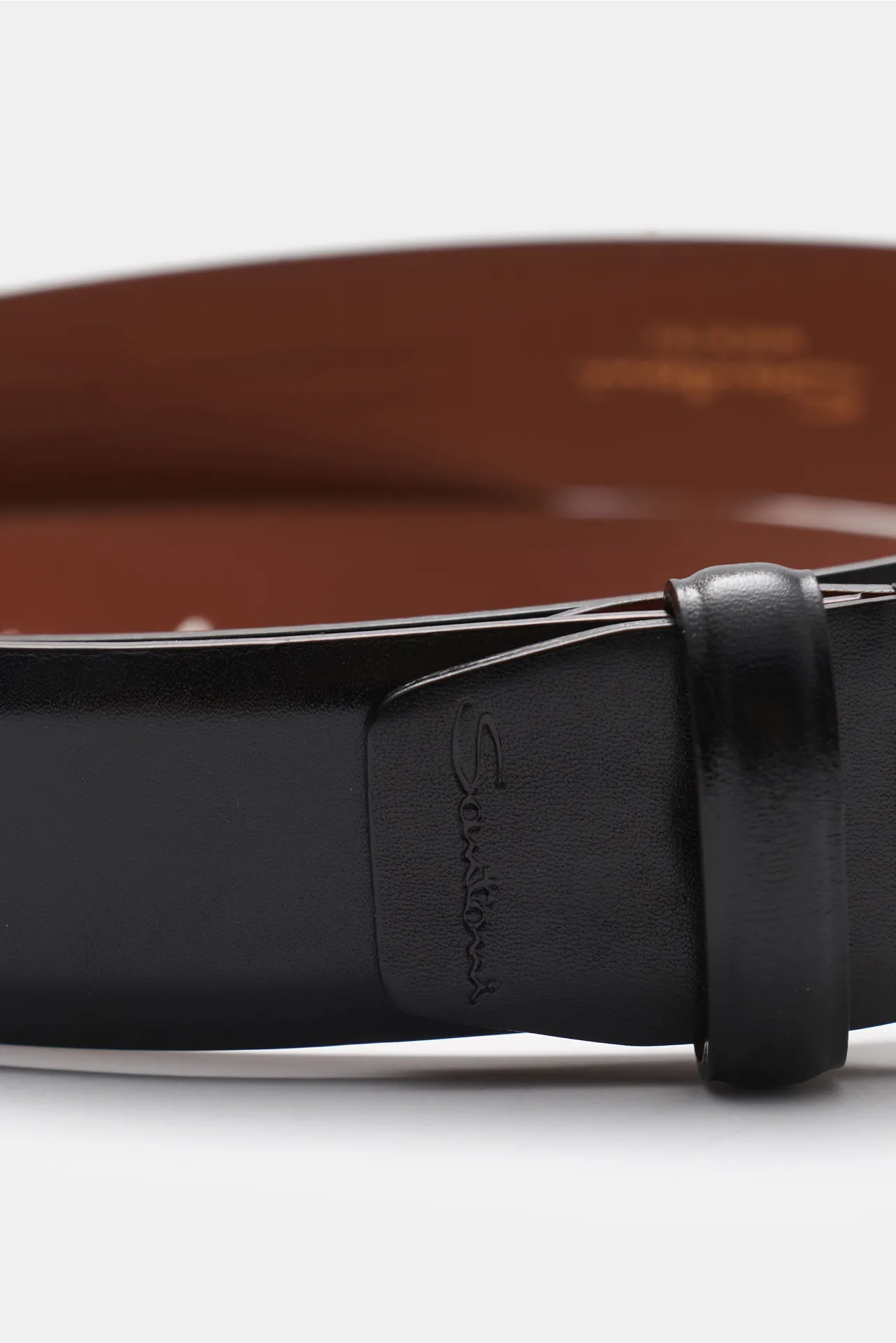 Santoni - Herren - Gürtel schwarz – Bild 4