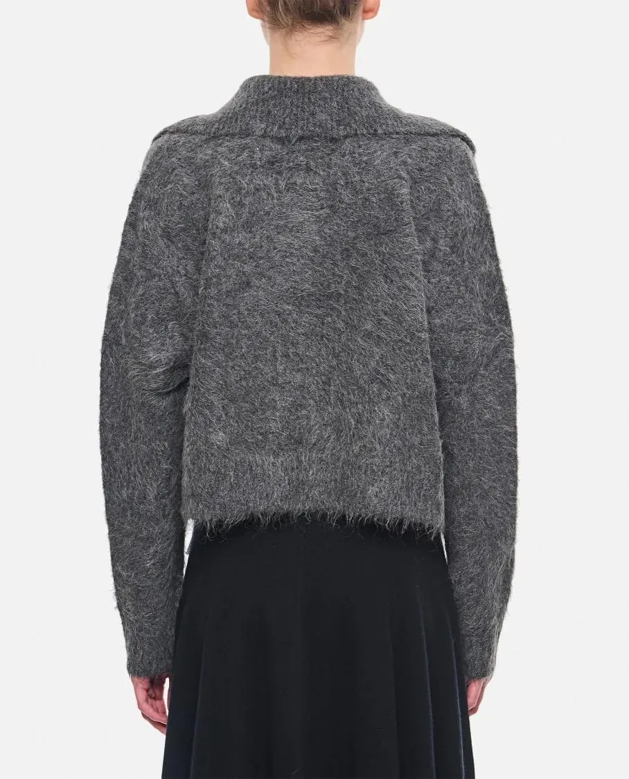 Loulou Studio - Ambrose Alpaca Wool Sweater - Größe XS - grau – Bild 3