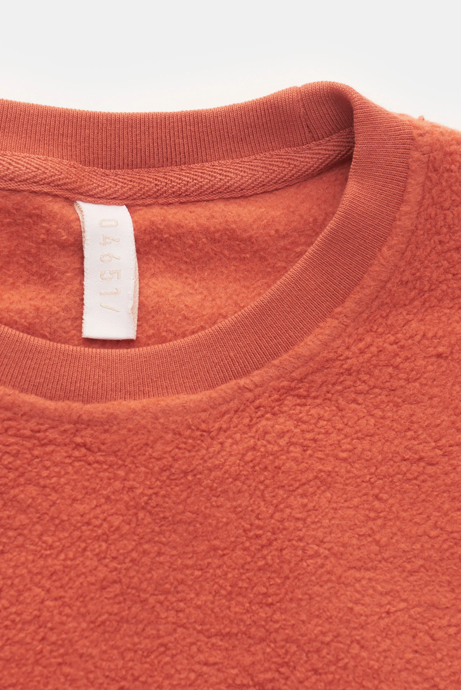 04651/ A trip in a bag - Herren - Kinder Fleece-Rundhals-Sweatshirt 'Oyster Kids PF Crew' orange – Bild 2