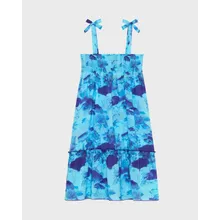 Vilebrequin - Coral Reef Kleid Aus Bio-baumwollvoile Für Mädchen - Kleid - Gloss - Blau - Größe 8 Vilebrequin - Coral Reef Kleid Aus Bio-baumwollvoile Für Mädchen - Kleid - Gloss - Blau - Größe 8