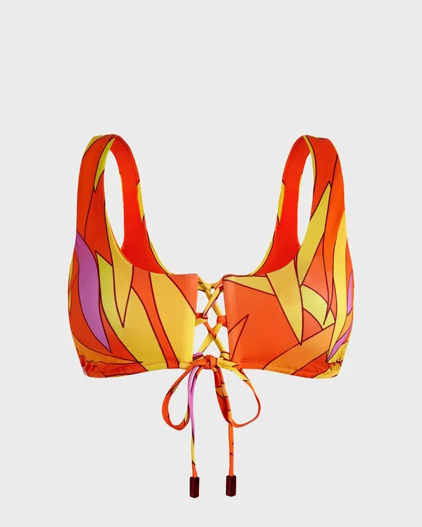Vilebrequin - Madrague Bh-bikinioberteil Für Damen - Bademode - Lassy - Orange - Größe L Vilebrequin - Madrague Bh-bikinioberteil Für Damen - Bademode - Lassy - Orange - Größe L