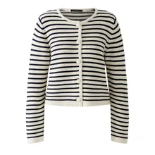 Oui - Strickjacke - Größe 46 - blau Oui - Strickjacke - Größe 46 - blau