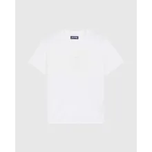 Vilebrequin - T-shirt Aus Baumwolle Mit Farblich Passender Schildkrötenstickerei Für Herren - T-shirt - Portisol - Weiss - Größe L Vilebrequin - T-shirt Aus Baumwolle Mit Farblich Passender Schildkrötenstickerei Für Herren - T-shirt - Portisol - Weiss - Größe L