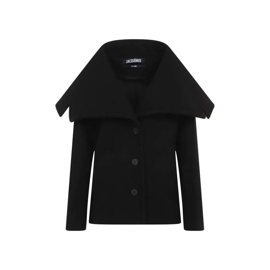 Jacquemus - Le Caban Caruso Coat - Größe 36 - schwarz Jacquemus - Le Caban Caruso Coat - Größe 36 - schwarz