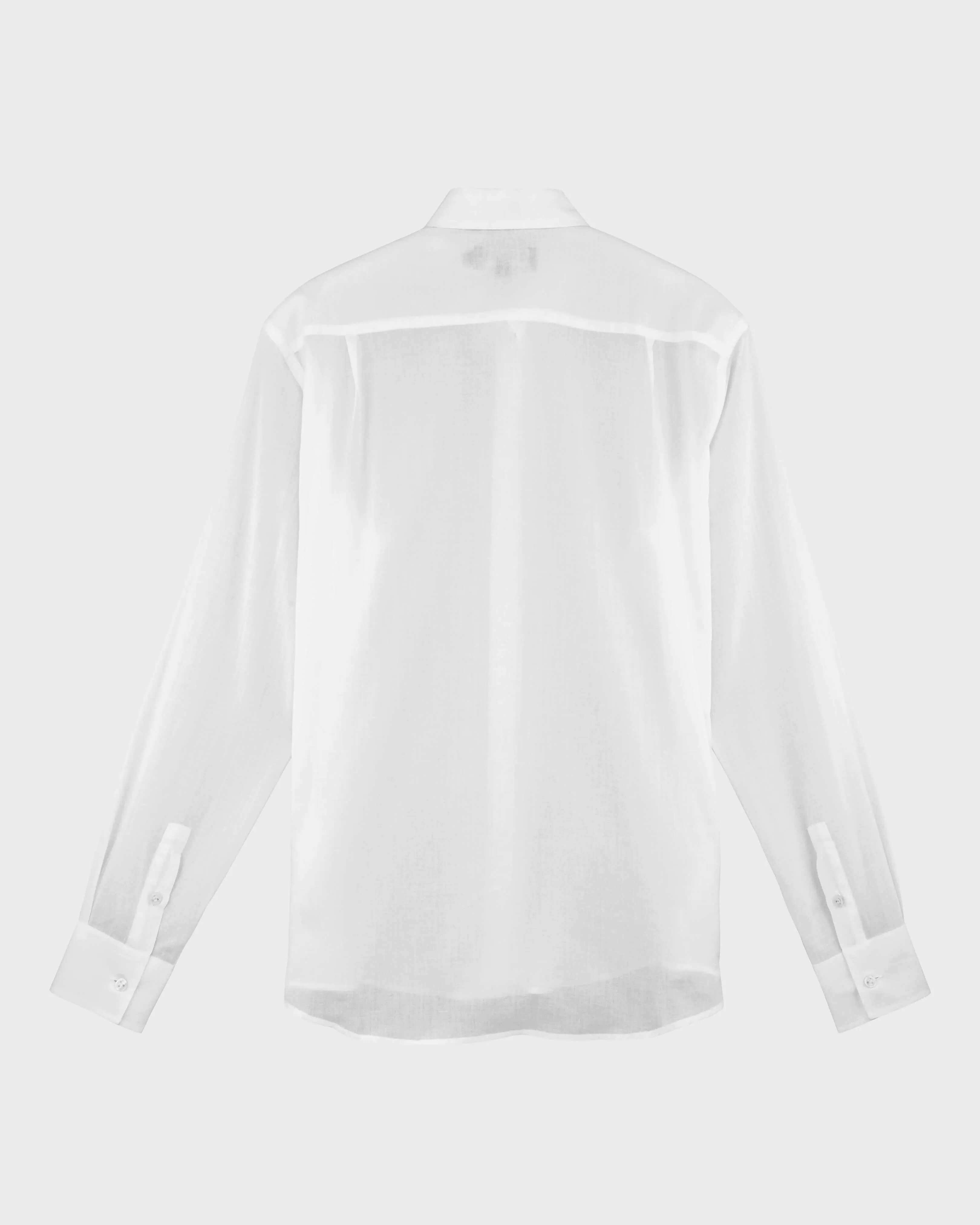 Vilebrequin - Leichtes Solid Unisex-hemd Aus Baumwollvoile - Hemd - Caracal - Weiss - Größe XXL – Bild 2