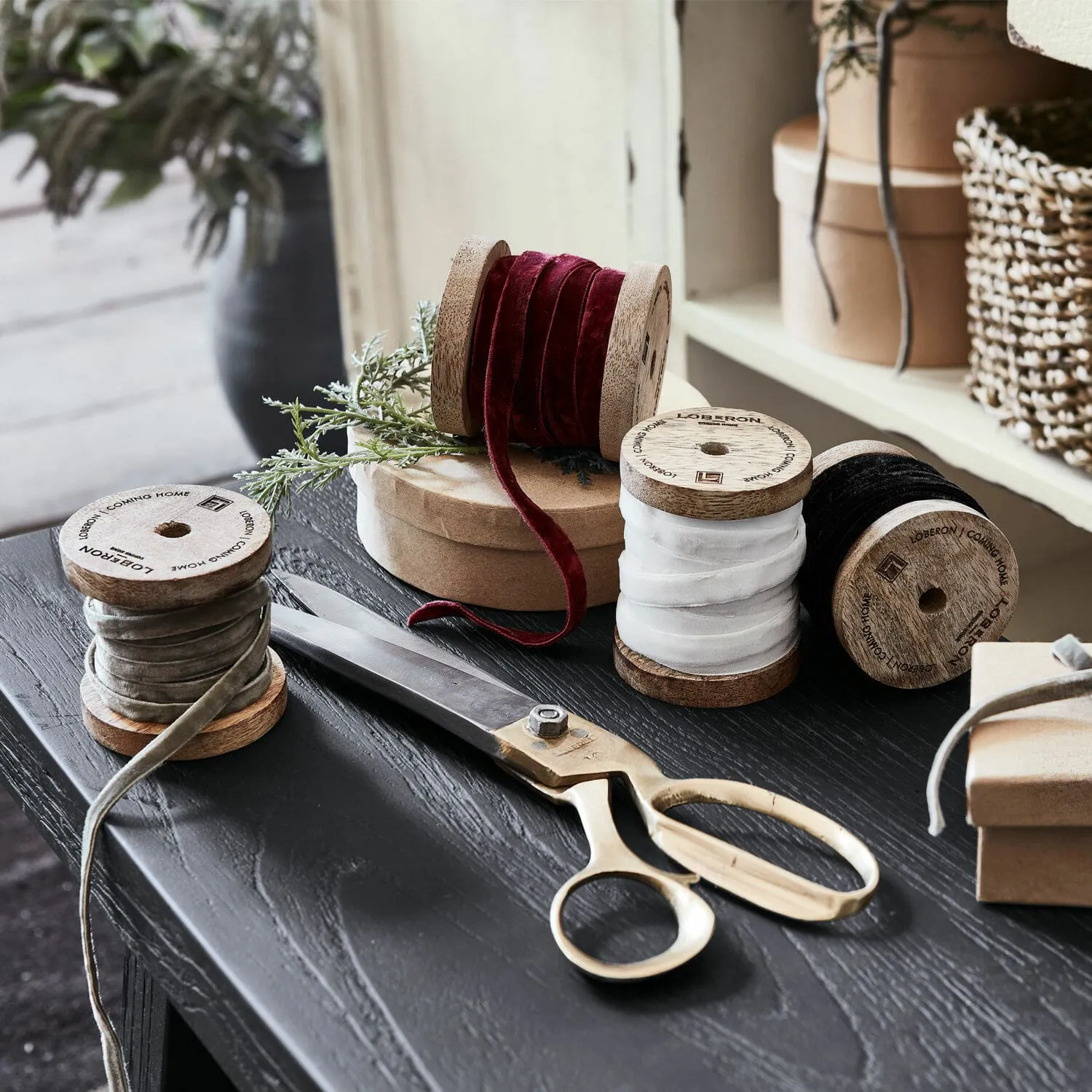 Samtband 4er Set Hilary – Bild 5