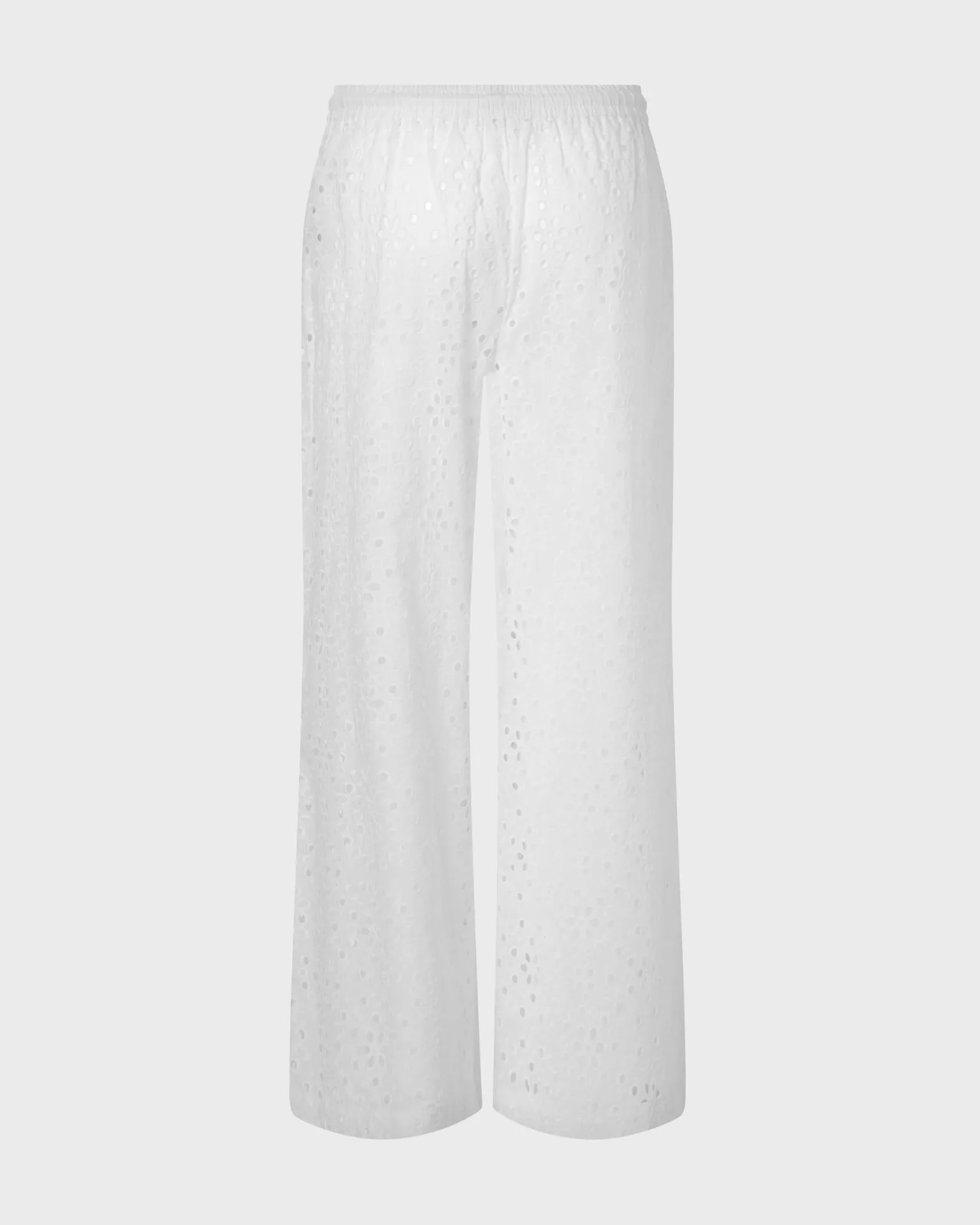 Vilebrequin - Fließende Damen Hose Mit Floraler Lochstickerei - Hose - Freyja - Weiss - Größe M – Bild 2