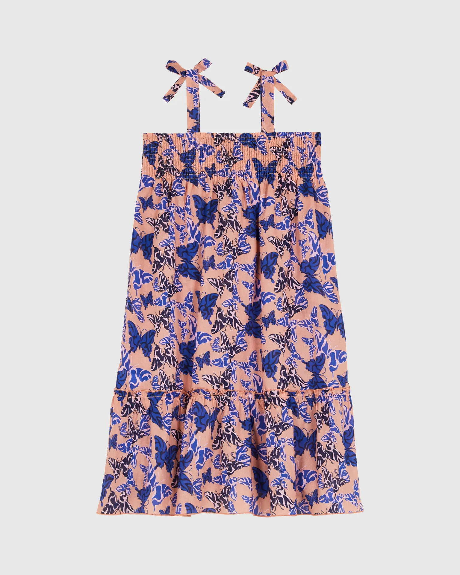 Vilebrequin - Disco Butterfly Kleid Aus Bio-baumwollvoile Für Mädchen - Kleid - Gloss - Rosa - Größe 4 – Bild 2