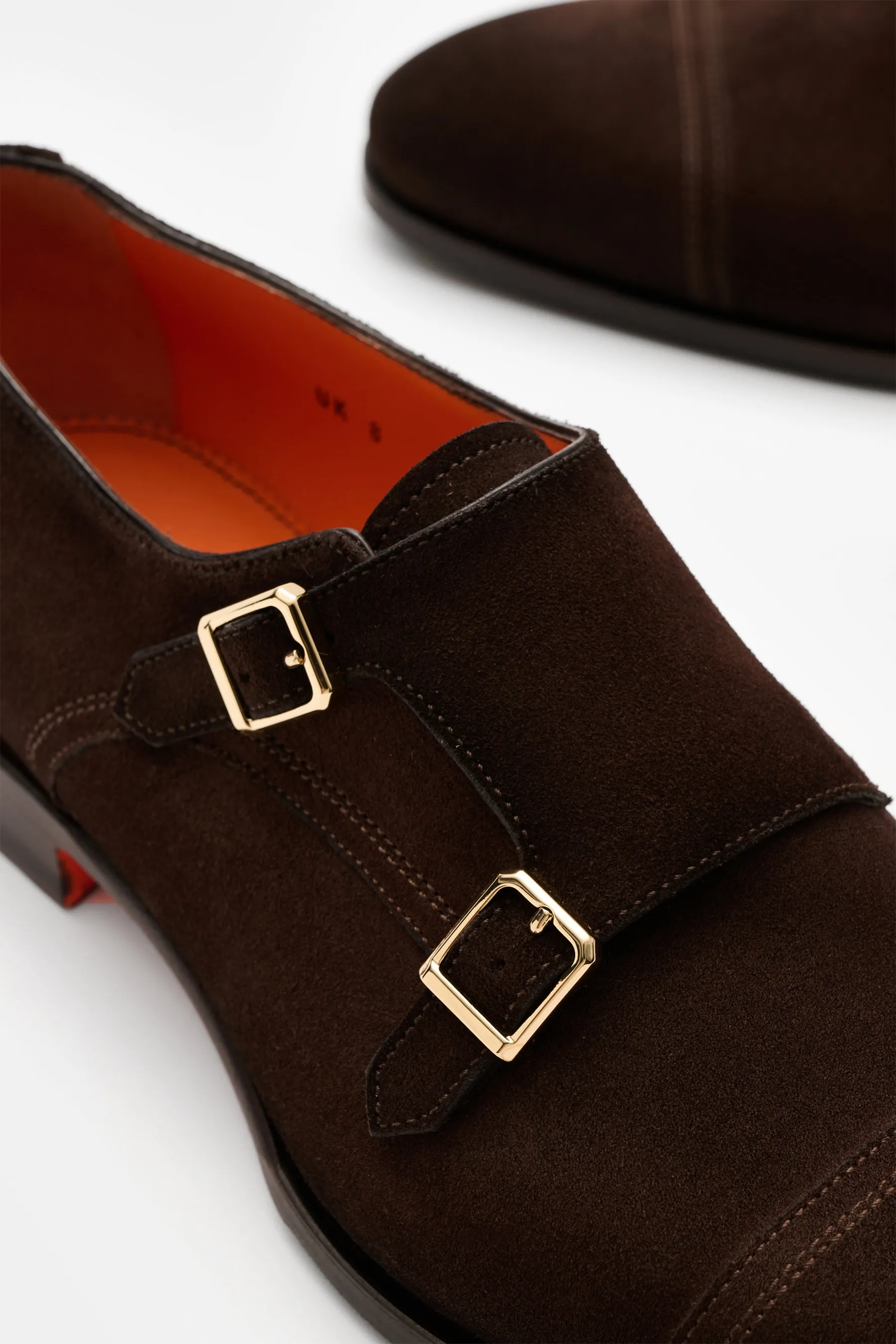 Santoni - Herren - Doppelmonk 'Adrian' dunkelbraun – Bild 3