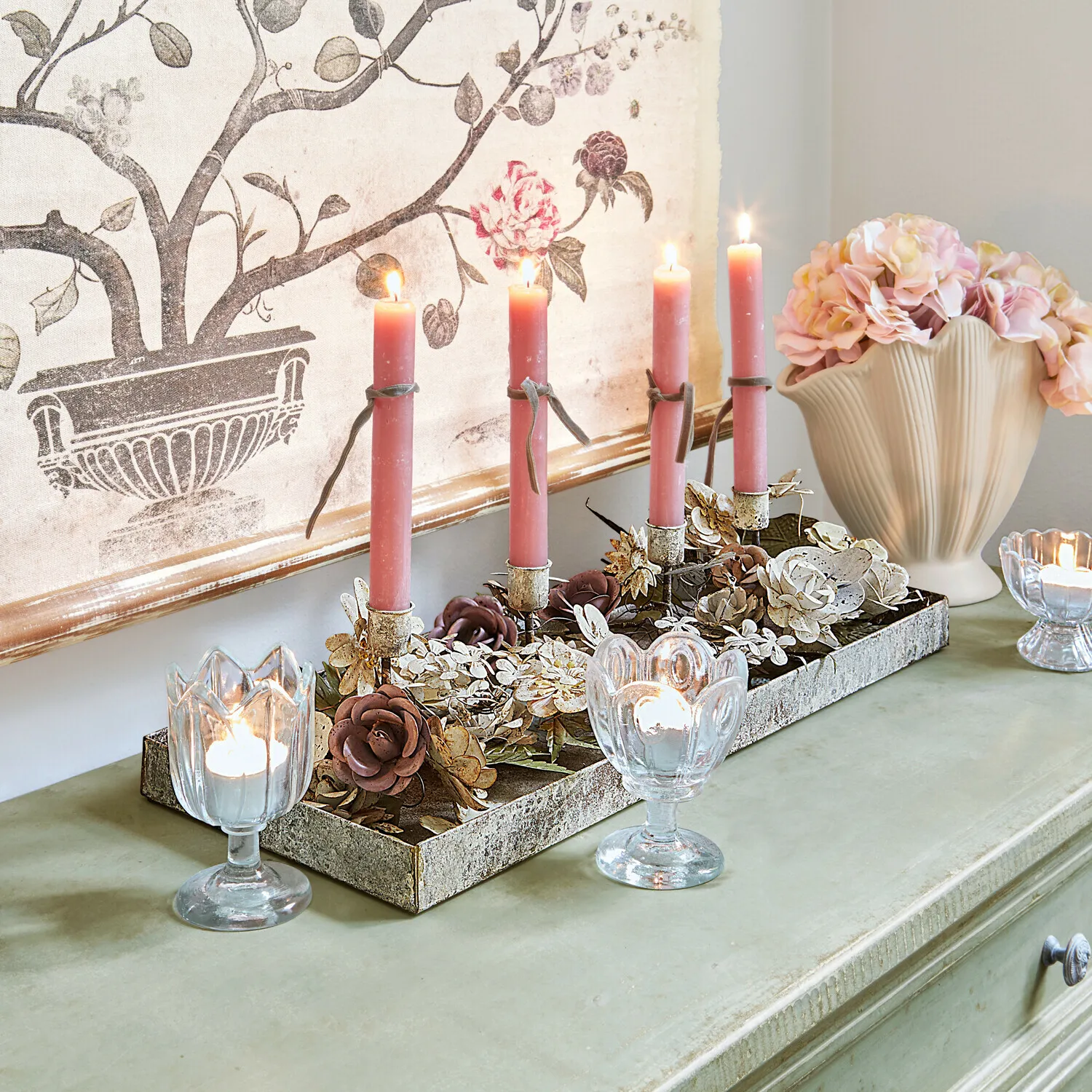 Kerzentablett Duvérine – Bild 4