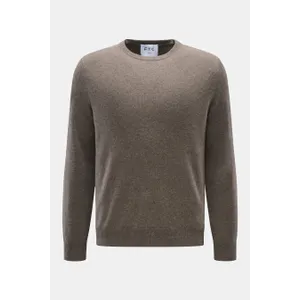 FTC - Herren - Cashmere Rundhalspullover graubraun FTC - Herren - Cashmere Rundhalspullover graubraun