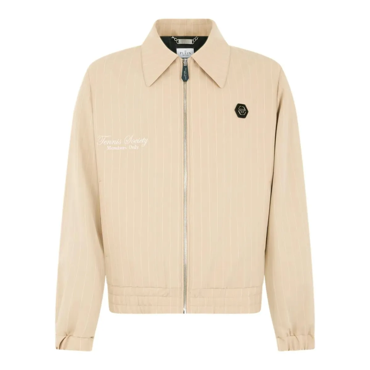 Philipp Plein - Coster Jacket Tennis Society - Größe 62 HERREN - beige Philipp Plein - Coster Jacket Tennis Society - Größe 62 HERREN - beige