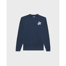 Vilebrequin - Turtle Sweatshirt Mit Rundhalsausschnitt Aus Bio-baumwolle Für Herren - Sweatshirt - Jorasses - Blau - Größe S Vilebrequin - Turtle Sweatshirt Mit Rundhalsausschnitt Aus Bio-baumwolle Für Herren - Sweatshirt - Jorasses - Blau - Größe S