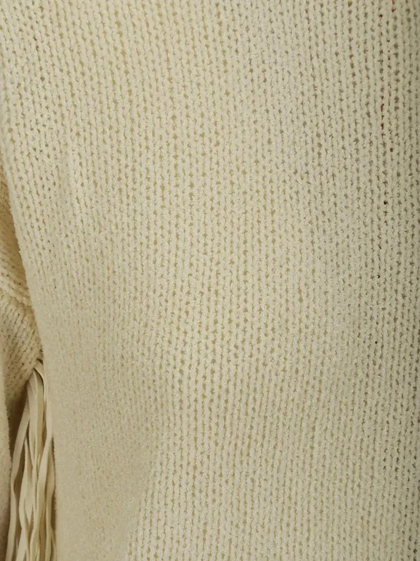 Wild Cashmere - Round Neckline Sweater - Größe 42 - beige – Bild 2