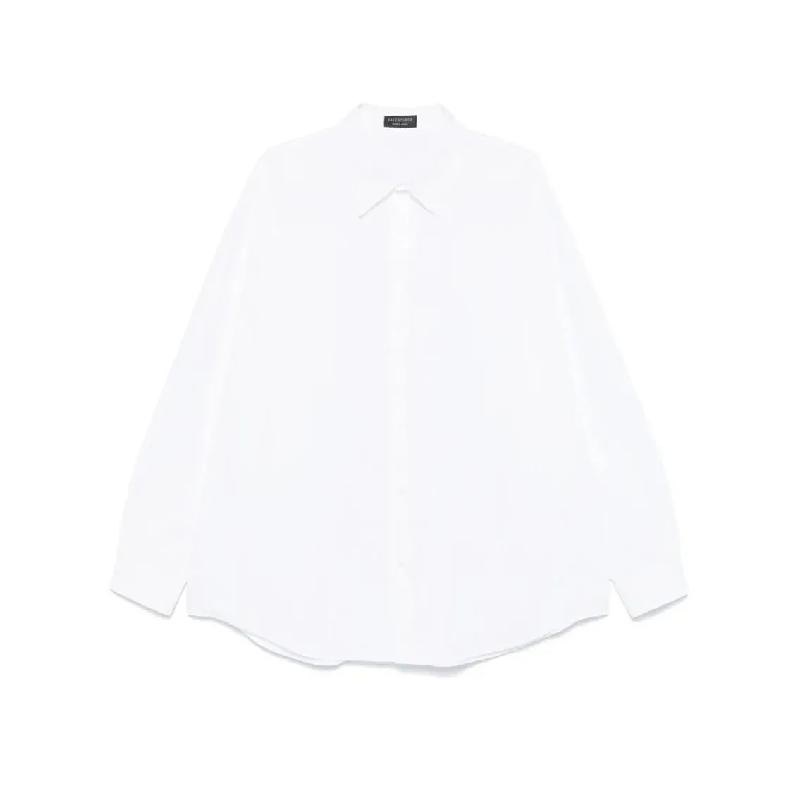 Balenciaga - Relaxed Fit White Oversized Shirt With Classic Col - Größe 39 - weiß Balenciaga - Relaxed Fit White Oversized Shirt With Classic Col - Größe 39 - weiß
