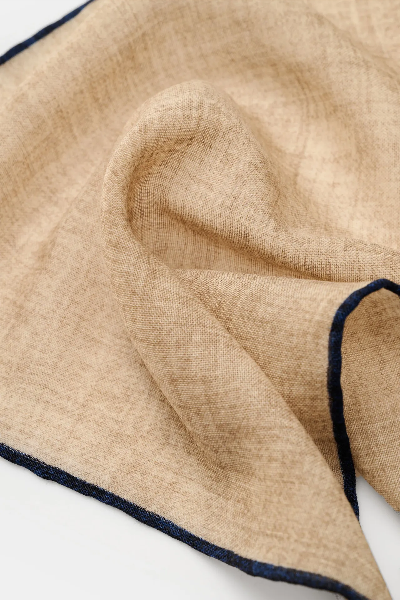 Rosi Collection - Herren - Einstecktuch beige/navy – Bild 2