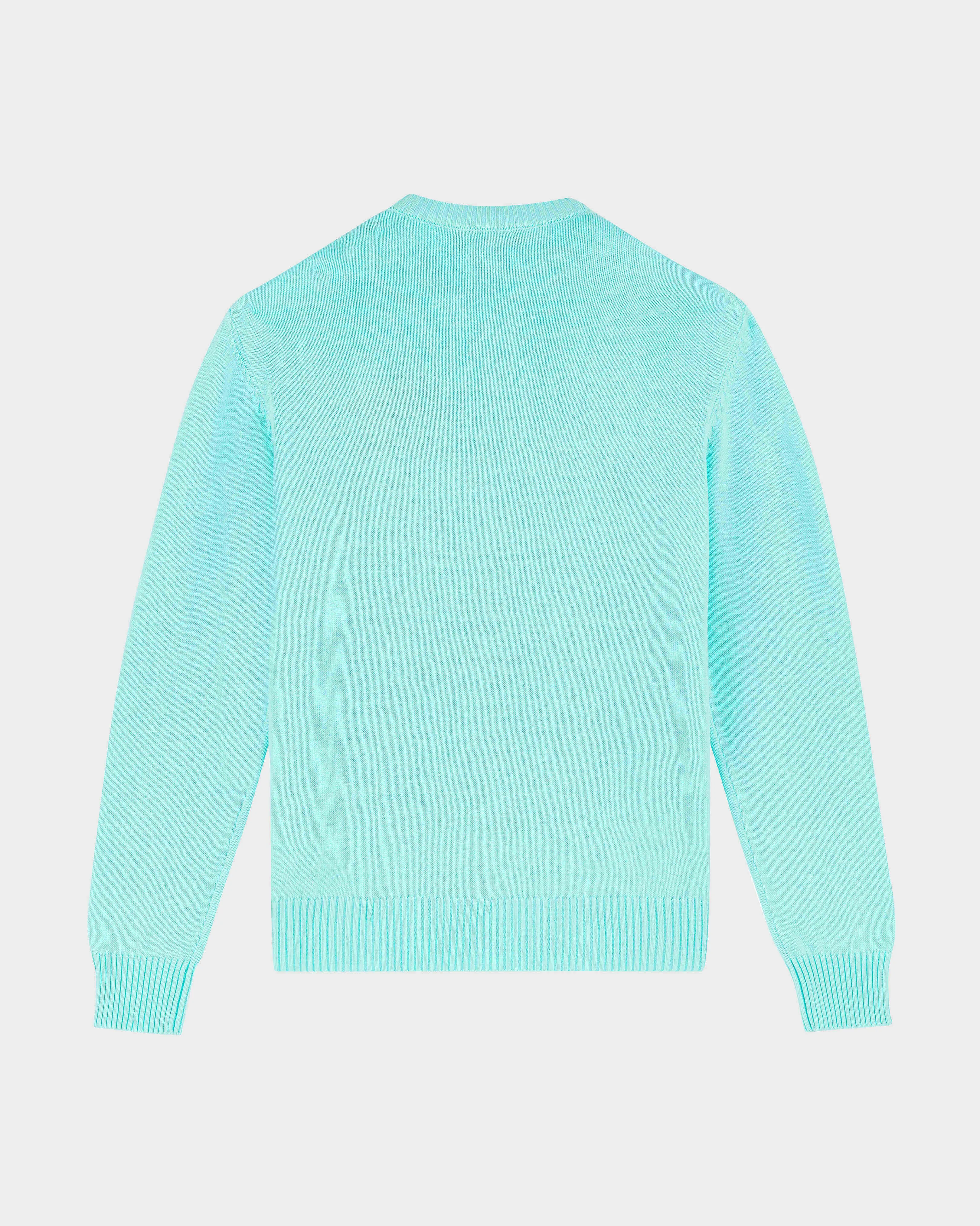 Vilebrequin - Turtle Rundhalspullover Aus Baumwolle Und Kaschmir Für Herren - Pullover - Rayol - Blau - Größe XXL – Bild 2