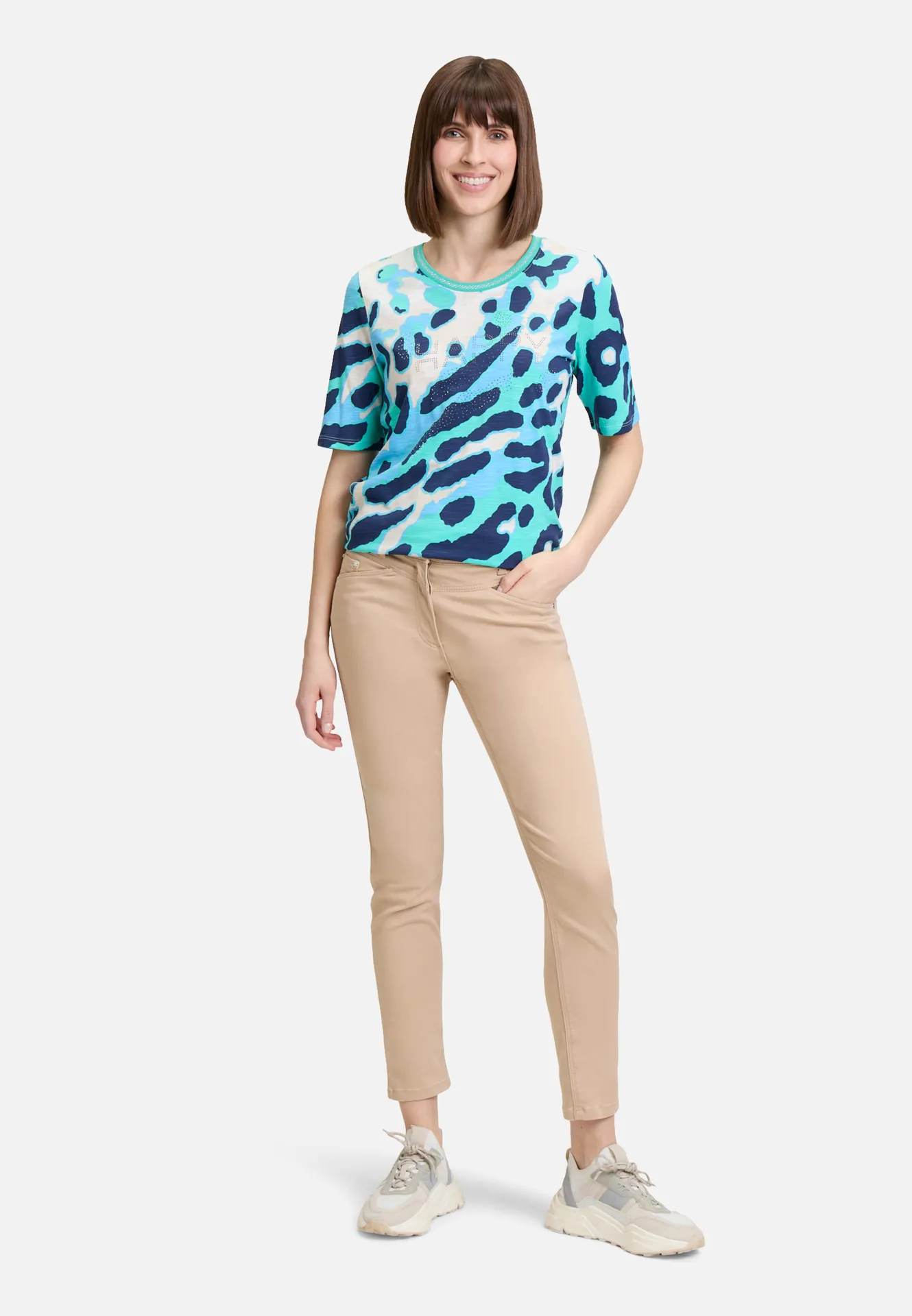 Basic Shirt mit Print – Bild 2