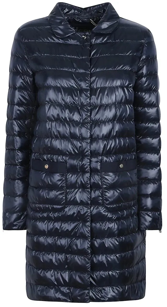 Herno - Ultralight Long Down Jacket Blue - Größe 42 - blue Herno - Ultralight Long Down Jacket Blue - Größe 42 - blue