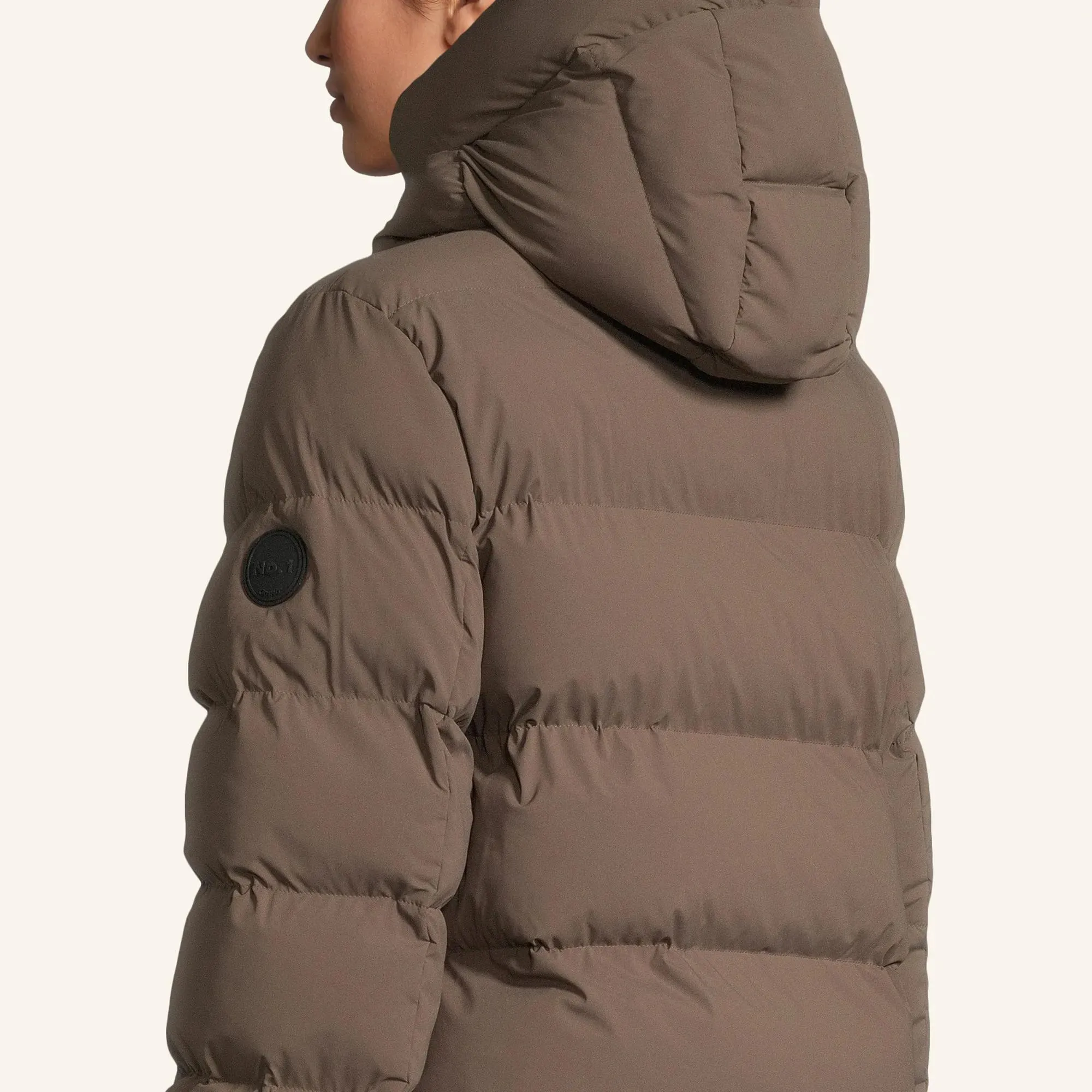 No1 Como - Steppjacke LINDA - Größe L - taupe – Bild 2