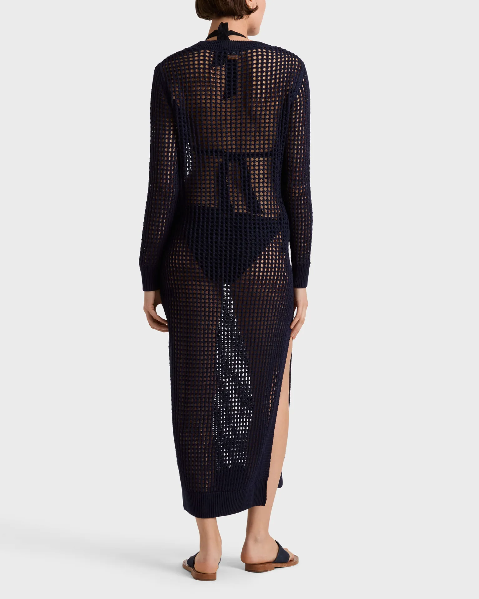 Vilebrequin - Solid Häkel-t-shirt-kleid Für Damen - Kleid - Lysia - Blau - Größe L – Bild 4