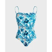 Vilebrequin - Island Flowers Bustier-badeanzug Für Damen - Bademode - Facette - Weiss - Größe XS Vilebrequin - Island Flowers Bustier-badeanzug Für Damen - Bademode - Facette - Weiss - Größe XS