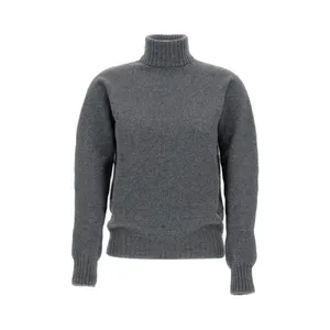 Drumohr - Ribbed Turtleneck Wool Sweater - Größe S - grau Drumohr - Ribbed Turtleneck Wool Sweater - Größe S - grau