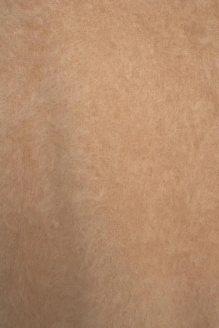 Crush - Classic Round Neck Cashmere Pullover With Ribbed D - Größe 3 - braun – Bild 2