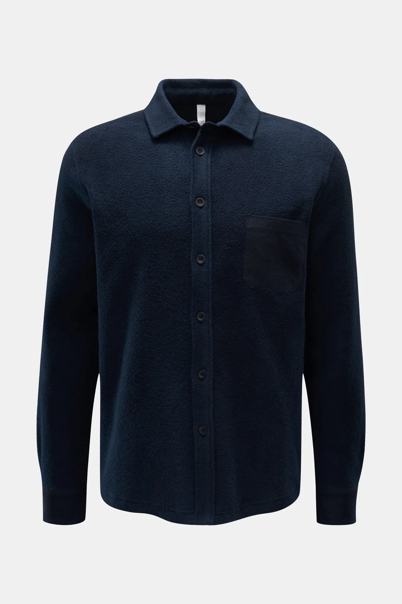 04651/ A trip in a bag - Herren - Fleece-Hemd %27Oyster%27 navy 04651/ A trip in a bag - Herren - Fleece-Hemd %27Oyster%27 navy