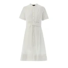 VAN LAACK - Kleid Modern Fit Uni - Größe 38 - weiß VAN LAACK - Kleid Modern Fit Uni - Größe 38 - weiß