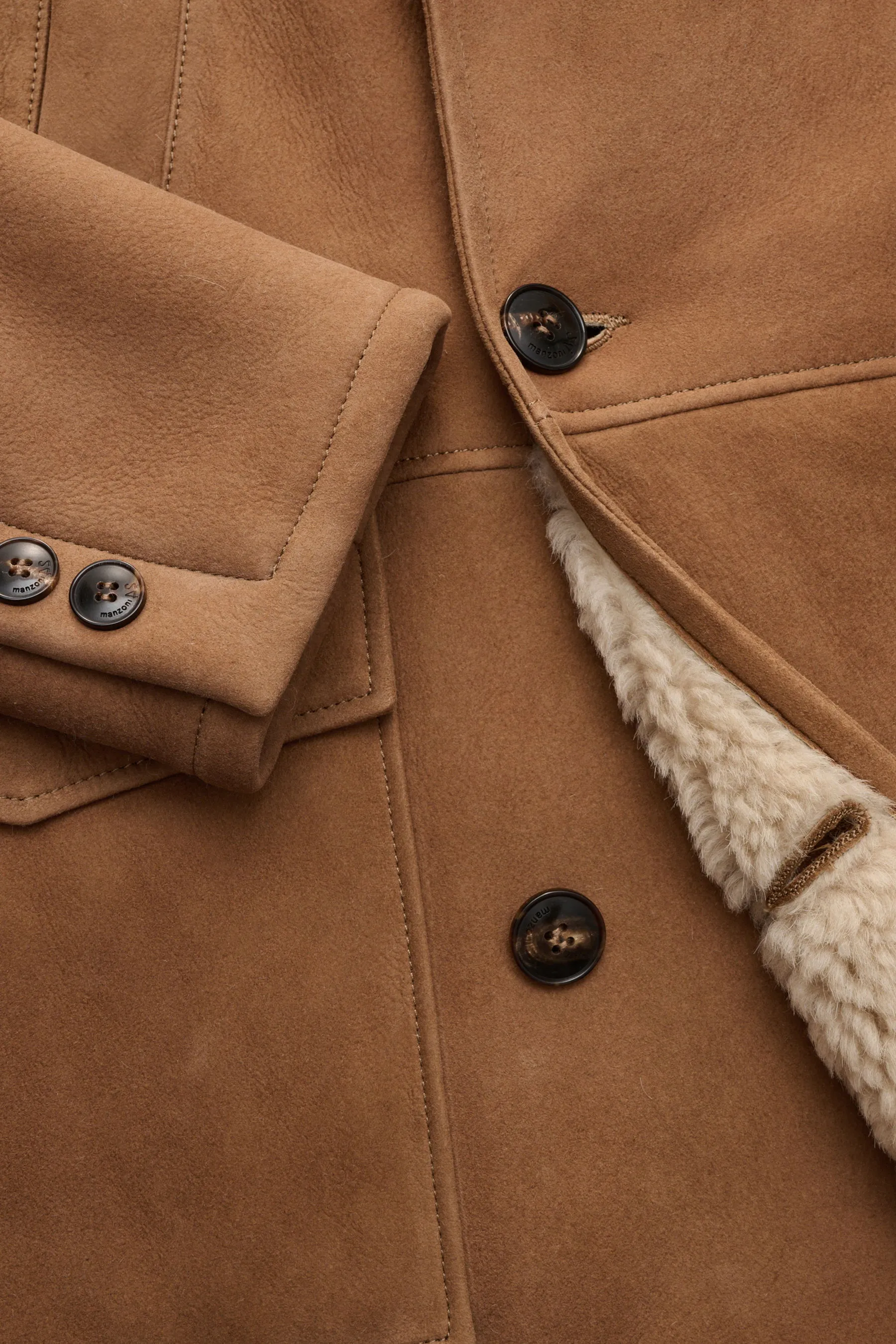 Manzoni 24 - Herren - Lammfellmantel braun – Bild 4