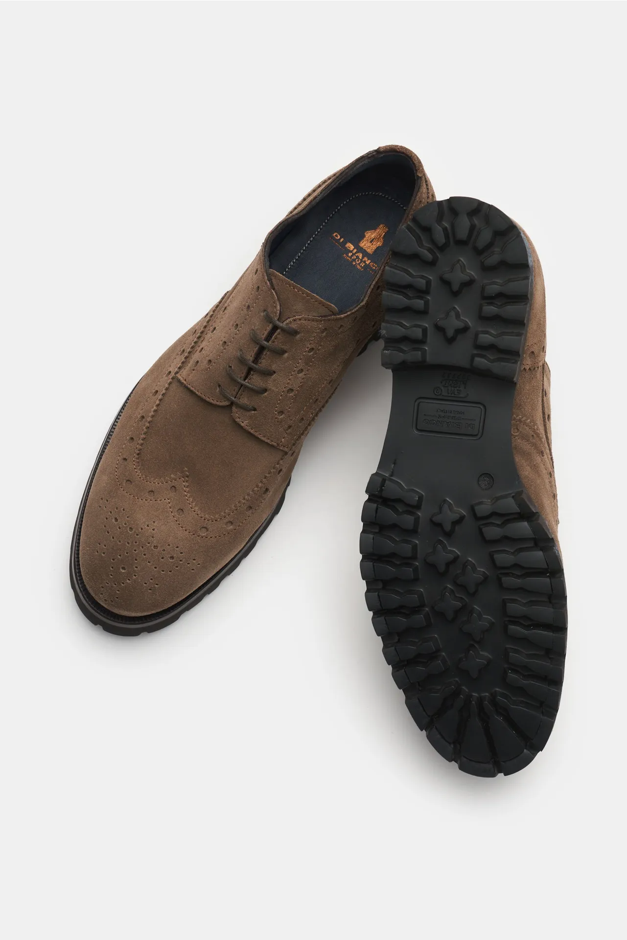 Di Bianco - Herren - Fullbrogues %27Montagnana%27 graubraun
