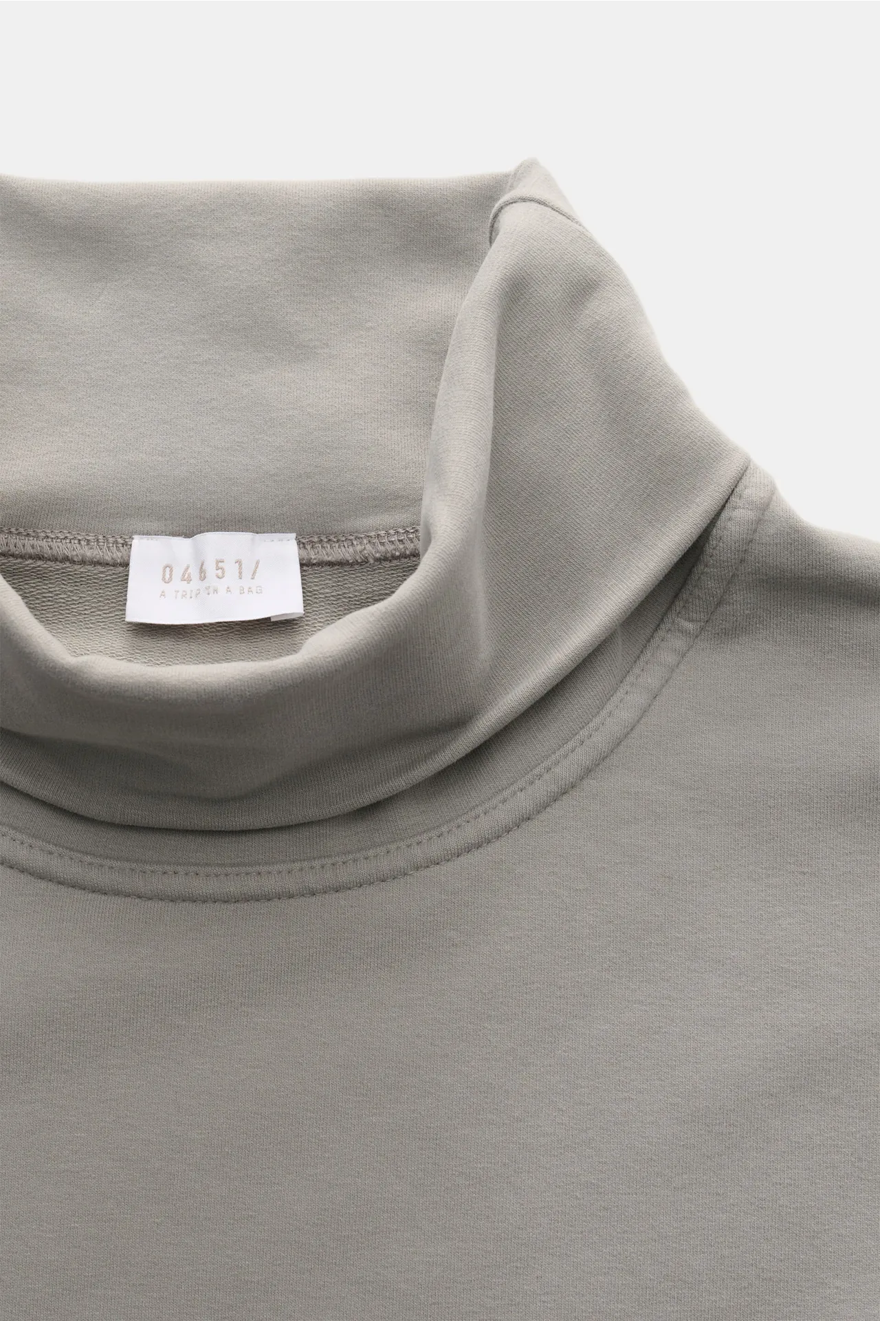 04651/ A trip in a bag - Herren - Rollkragenpullover 'If Turtle' grau – Bild 2