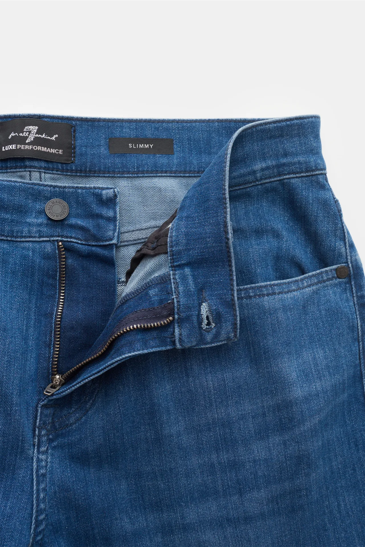 7 for all mankind - Herren - Jeans 'Slimmy' blau – Bild 4