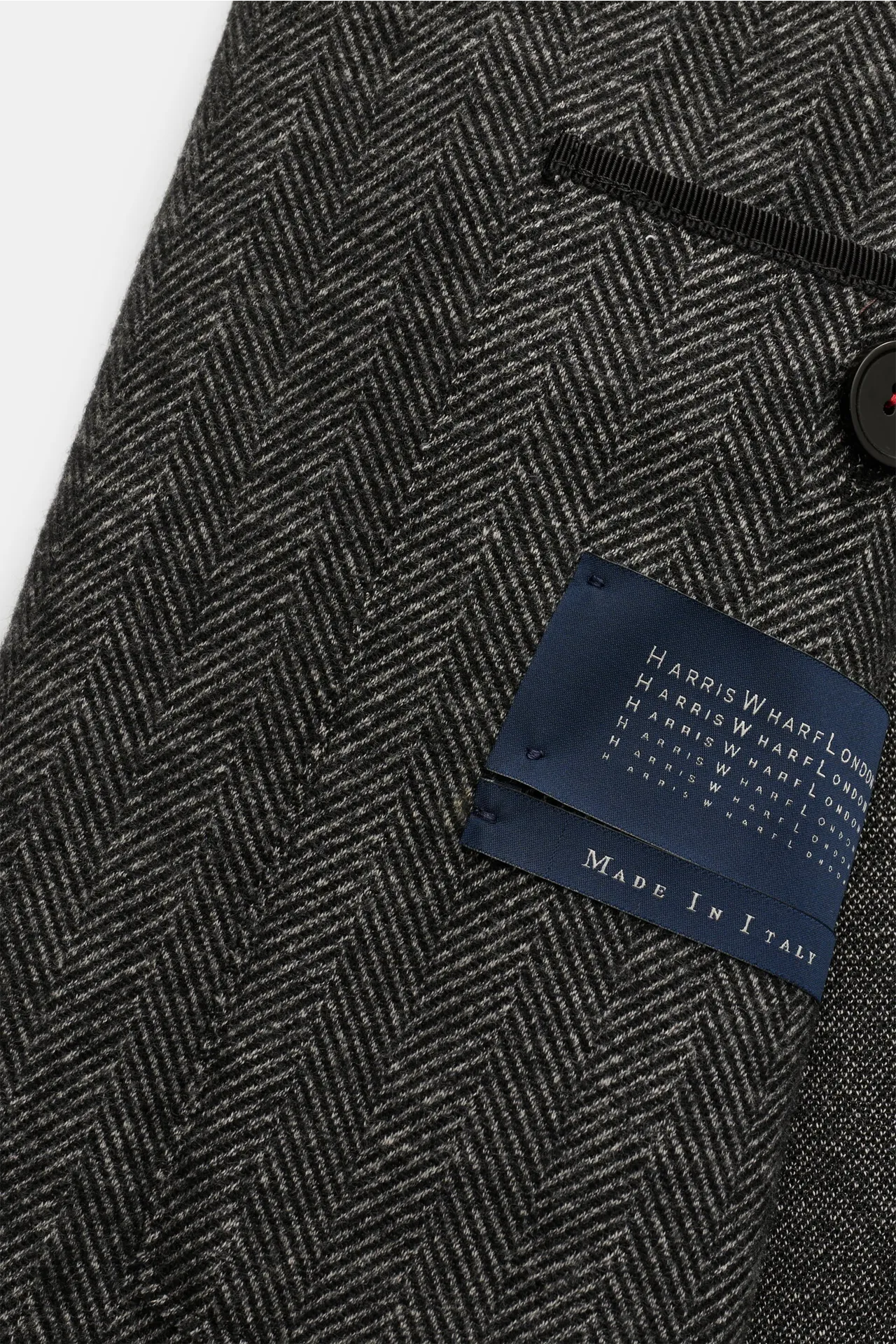Harris Wharf London - Herren - Sakko dunkelgrau gemustert – Bild 4