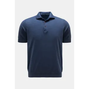 04651/ A trip in a bag - Herren - Kurzarm-Strickpolo %27Foggy Polo%27 navy 04651/ A trip in a bag - Herren - Kurzarm-Strickpolo %27Foggy Polo%27 navy