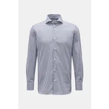 Giampaolo - Herren - Casual-Hemd Haifisch-Kragen navy/weiß gestreift Giampaolo - Herren - Casual-Hemd Haifisch-Kragen navy/weiß gestreift