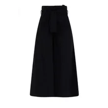 Simona Corsellini - Wide-Leg Trousers With High Waist - Größe 42 - schwarz Simona Corsellini - Wide-Leg Trousers With High Waist - Größe 42 - schwarz
