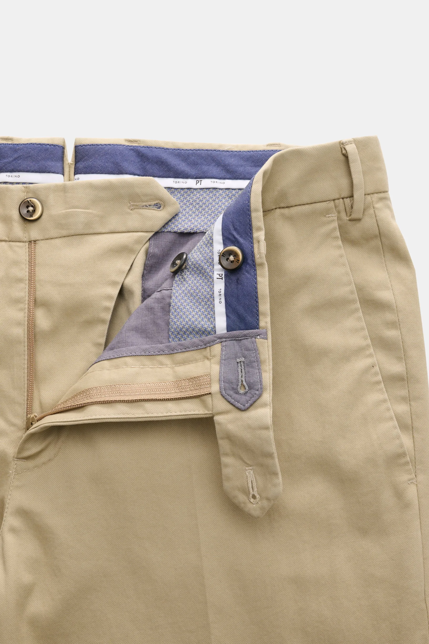 PT Torino - Herren - Chino 'Slim Fit' beige – Bild 4