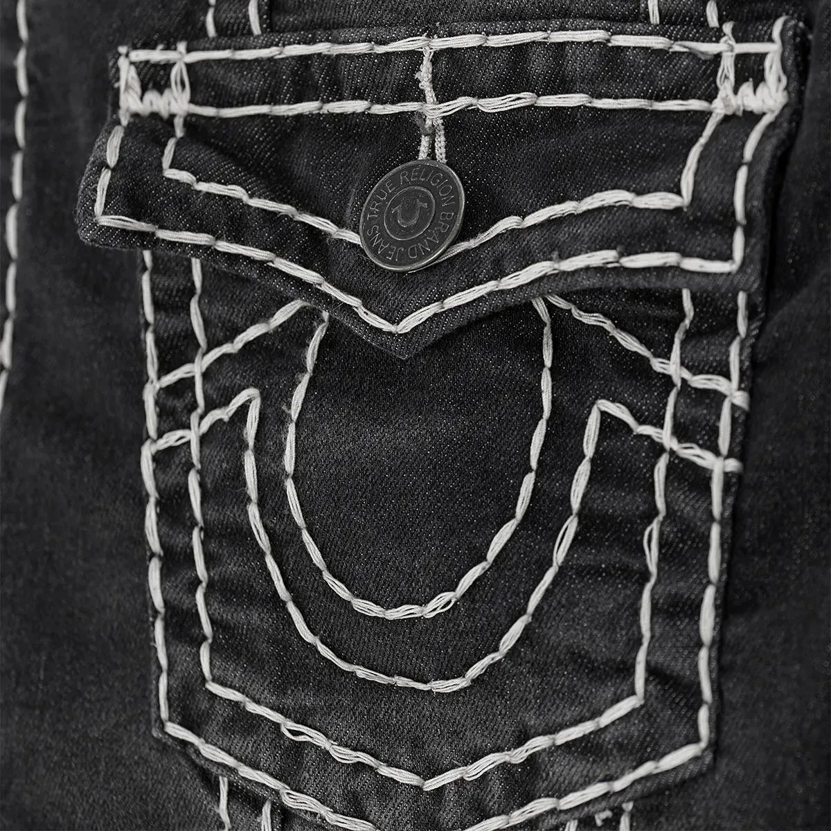 True Religion - Jeansjacke - Größe XXL - schwarz – Bild 3